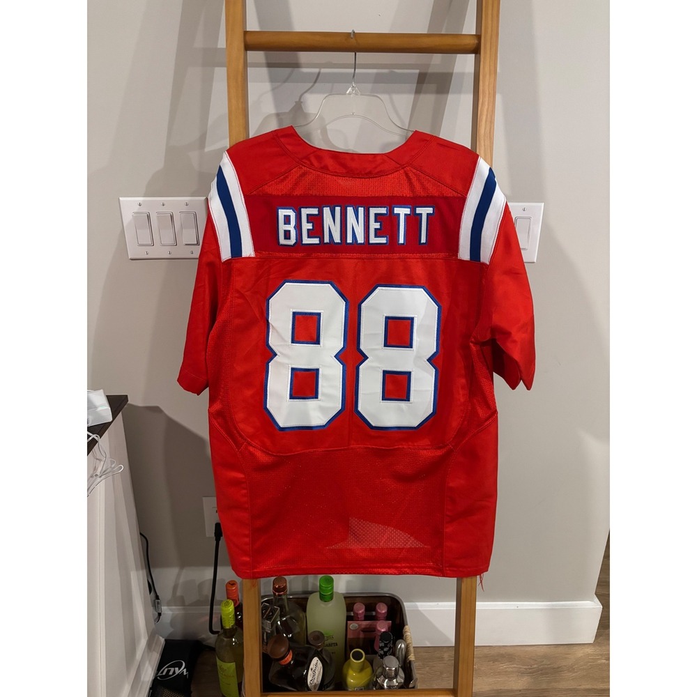 Nike New England Patriots Martellus Bennett #88 Red NFL Jersey Mens Size 48 / XL